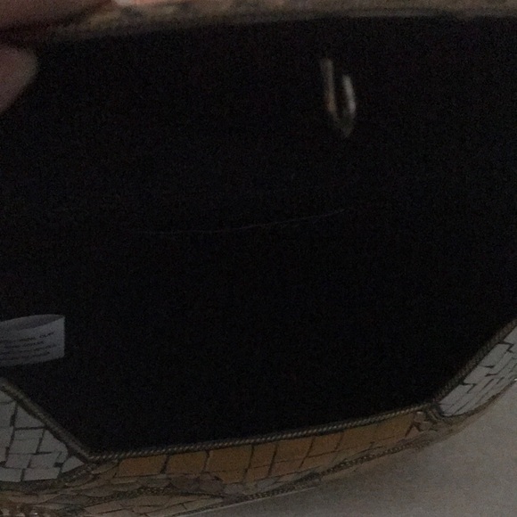 Mosaic Yellow and White Clutch Antik Kraft - Picture 7 of 7